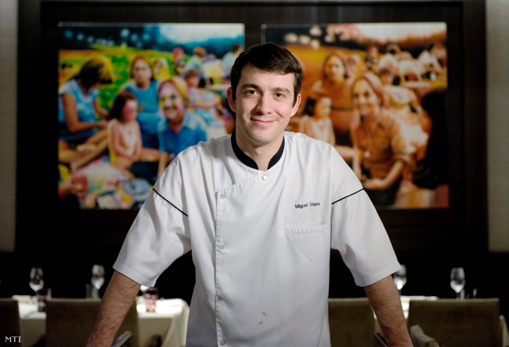 Miguel Rocha Vieira a Costesnek, Magyarország első Michelin-csillagos éttermének vezető séfje.
