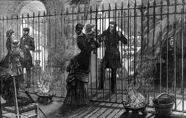 Kolerás betegek karanténban, Marseille, 1880-as évek