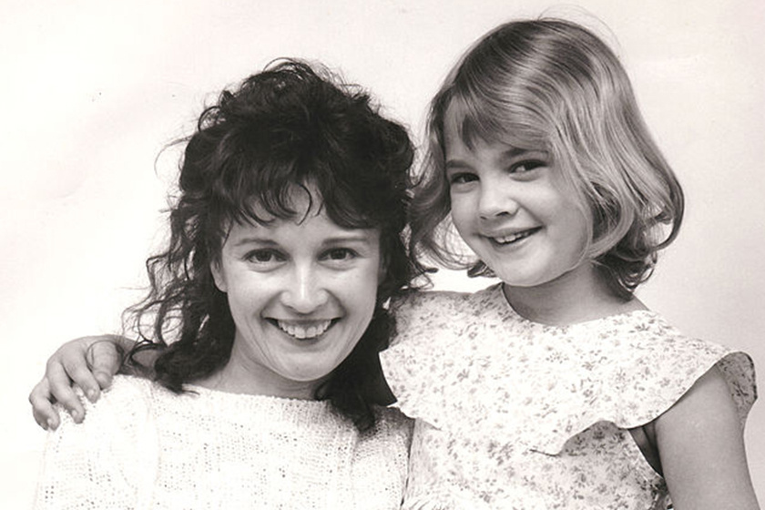 A kis Drew Barrymore édesanyjával Makó Ildikó "Jaiddel".