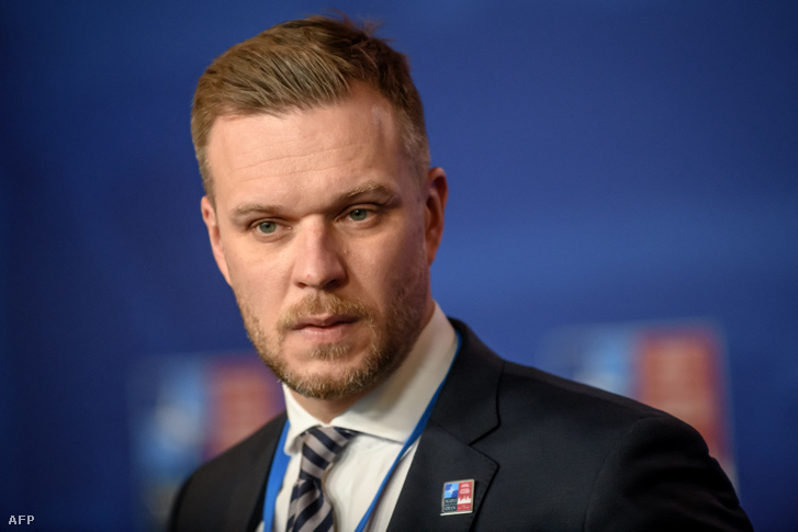 Gabrielius Landsbergis litván külügyminiszter 2021. november 30-án