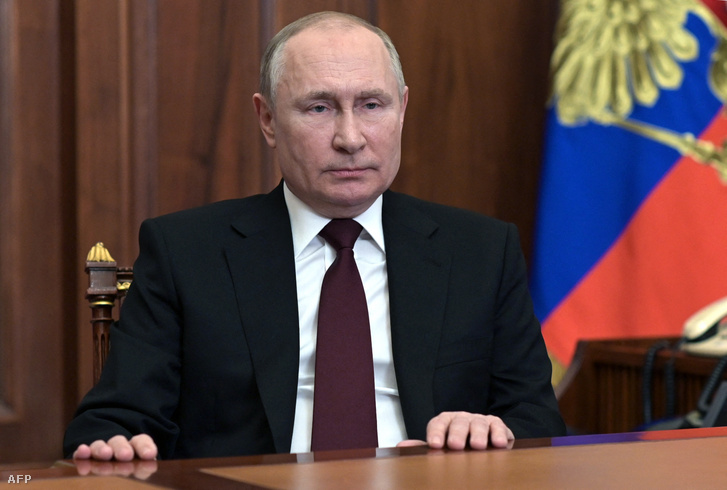 Putyin hétfői beszéde a szakadár népköztársaságok elismeréséről