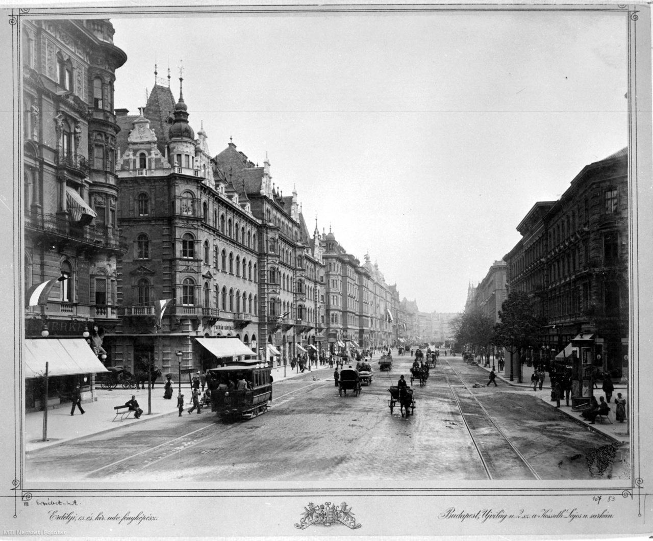 Budapest, 1900 – A budapesti Erzsébet körút a századforduló idején