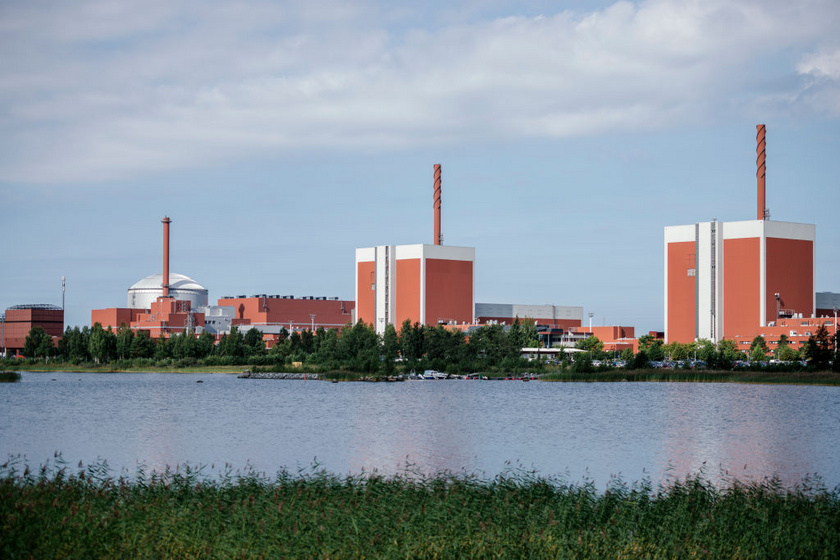 Olkiluoto atomerőmű, Finnország.