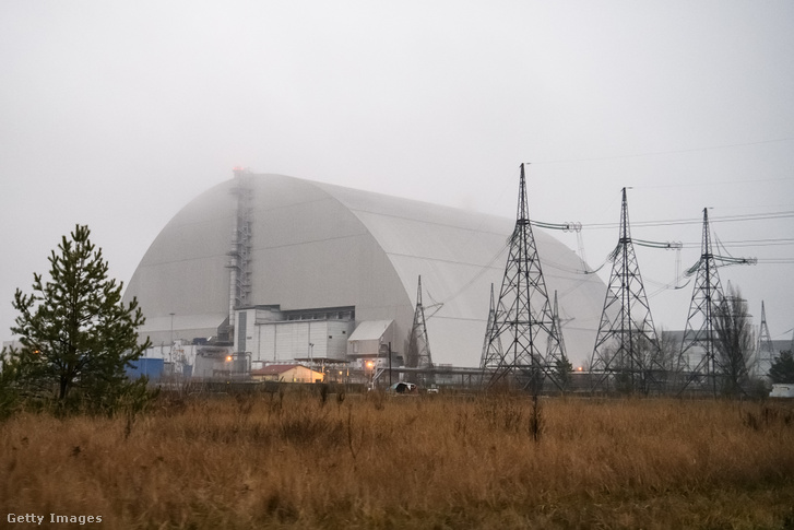 A csernobili szarkofág 2019. decemberében