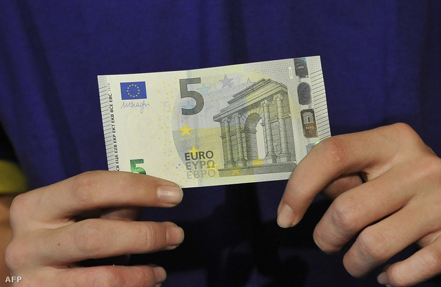 Így néz ki az új öteurós bankjegy