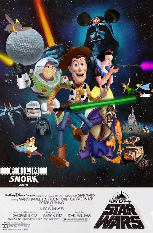 Star Wars Lucas Disney Poster