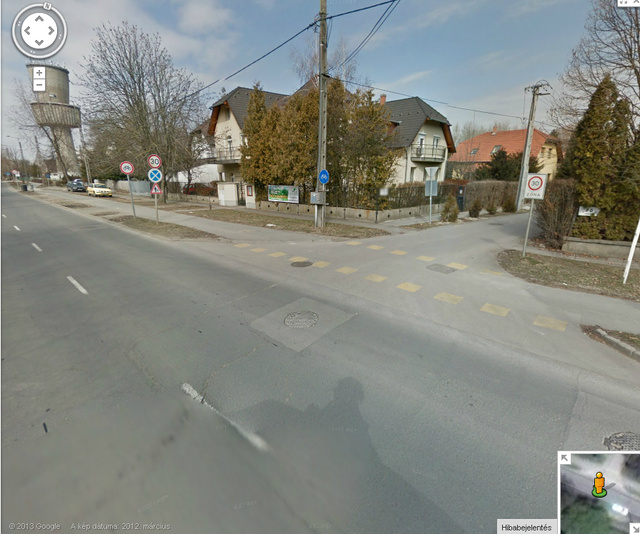 Szeged, Küküllői utca. Itt gázolták halálra a biciklist
