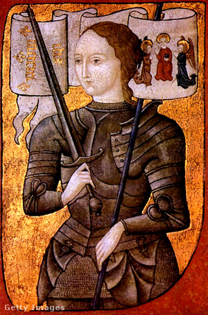 Jean d'Arc egy 1485-ös miniatűrön