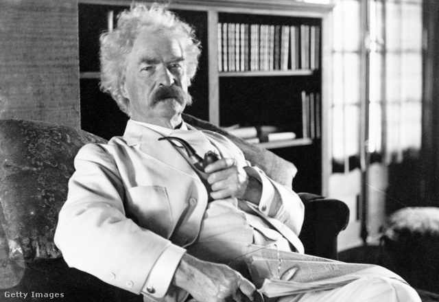 Mark Twainnel (1835–1910), az üstökös „végzett” Getty Images Hungary