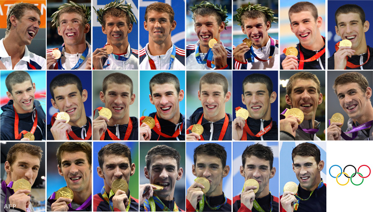 Michael Phelps 23 olimpiai aranyat nyert