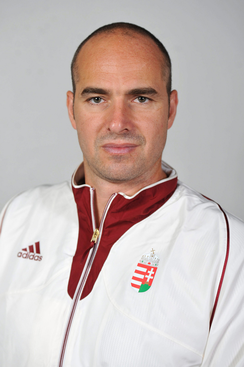Benedek Tibor vízilabdázó, a londoni nyári olimpiai játékokra utazó magyar csapat tagjaként 2012 júliusában.