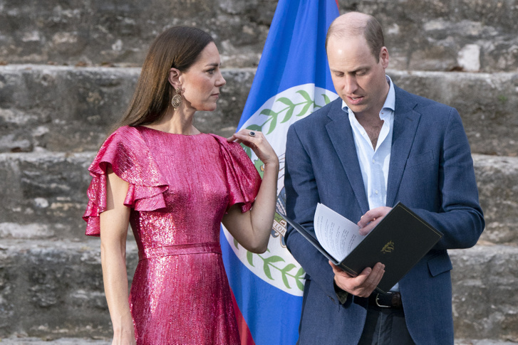 Katalin hercegné és Vilmos herceg 2022. március 21-én
