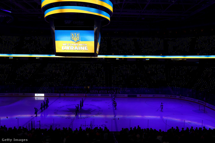 Az NHL-ben is figyelemmel kísérik az ukrajnai eseményeket