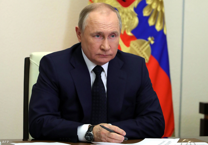 Vlagyimir Putyin orosz elnök 2022. március 23-án