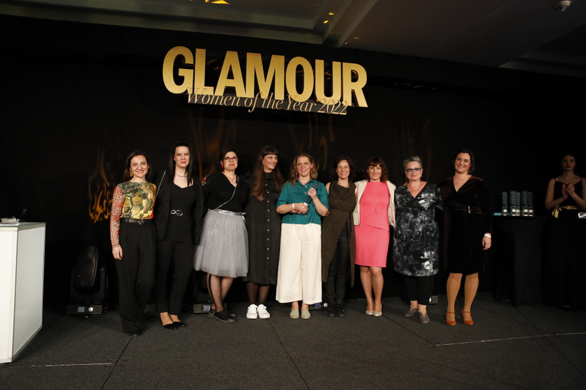 Az EMMA Egyesült tagjai a 2022-es Glamour Women of The Year díjátadón.