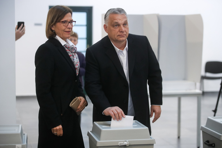 Lévai Anikó és Orbán Viktor
