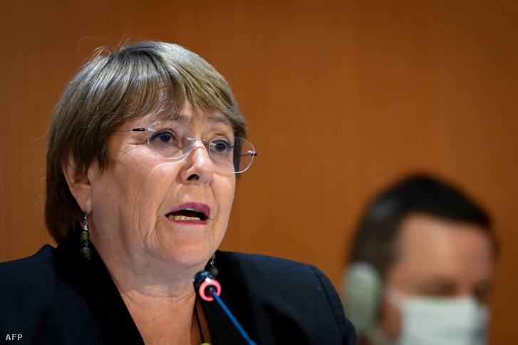 Michelle Bachelet 2022. február 28-án