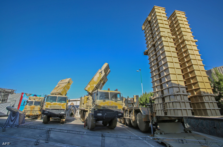 Iráni gyártmányú Bavar 373 légvédelmi rakétarendszer 2019. augusztus 22-én