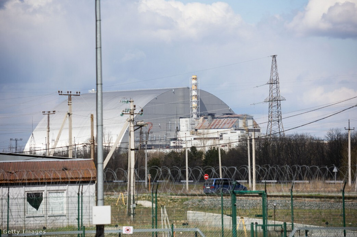 A csernobili atomerőmű 2021. április 26-án