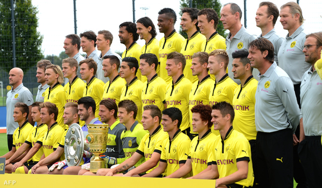 A Dortmund a salátástállal és a német kupával 2012-ben