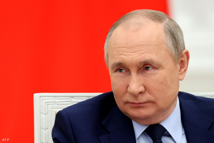 Vlagyimir Putyin orosz elnök 2022. április 20-án Moszkvában