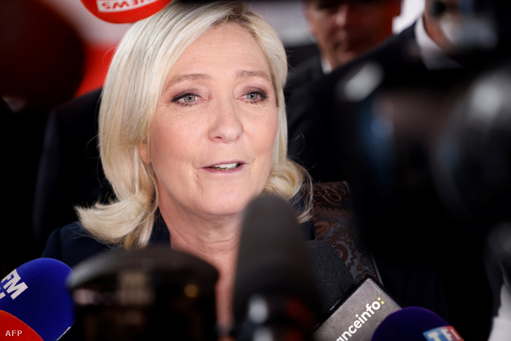 Marine Le Pen 2022. április 24-én