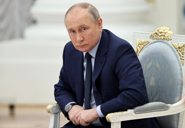 Vlagyimir Putyin 2022. április 20-án