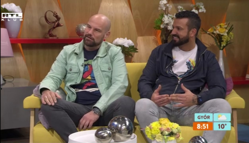 Kocsis Tibor és László először szerepeltek együtt élő műsorban.