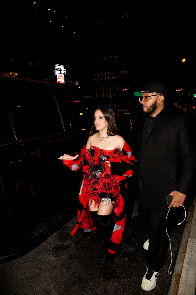 Camila Cabello piros-fekete tollas ruhája igencsak feltűnést keltett