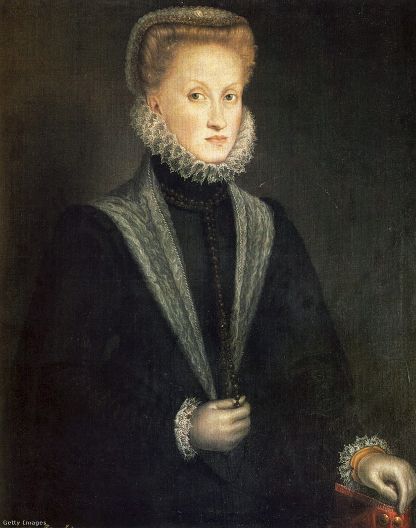 Sofonisba Anguissola: Habsburg Anna spanyol királyné portréja, 1573.