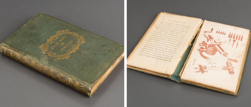 Mary Isabella Oliver Gascoigne: Handbook of Turning (Az esztergálás kézikönyve) 1842. A kötet bizonyítja, hogy a nőknek is van helye az eszterga mellett