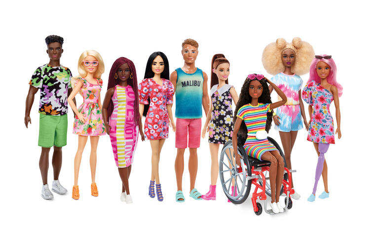 Barbie Fashionista 2022 Tavaszi kollekció Range