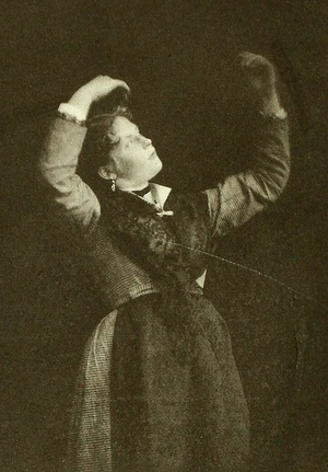 Marie Wittmann kataleptikus pózban 1880 körül