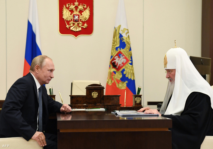 Vlagyimir Putyin és Kirill pátriárka