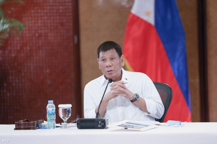 Rodrigo Duterte 2021. szeptember 15-én