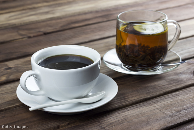 A tea és a kávé is lehet magas koffeintartalmú ital