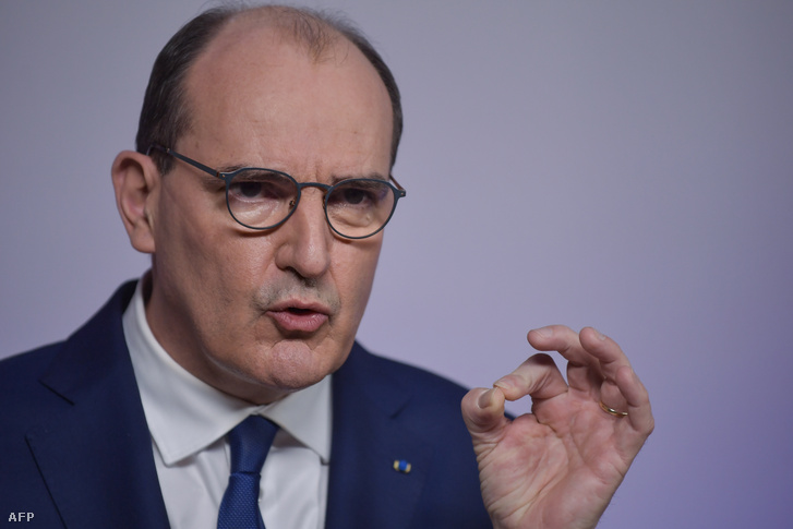 Jean Castex francia miniszterelnök 2022. január 20-án Párizsban
