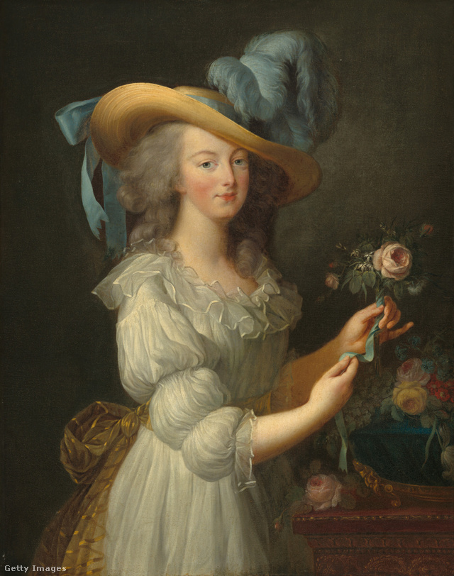 Marie Antoinette királyné elegáns nyári kosztümben