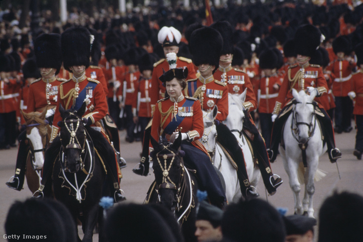 II. Erzsébet az 1981-es Trooping The Colouron