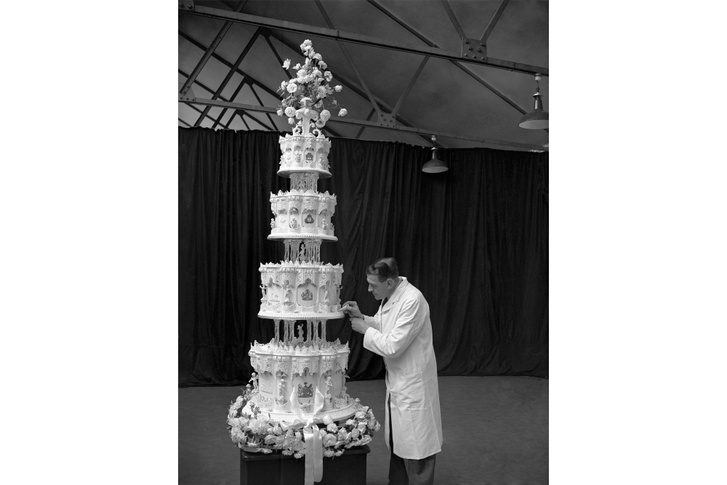 II. Erzsébet esküvői tortája 1947-ben