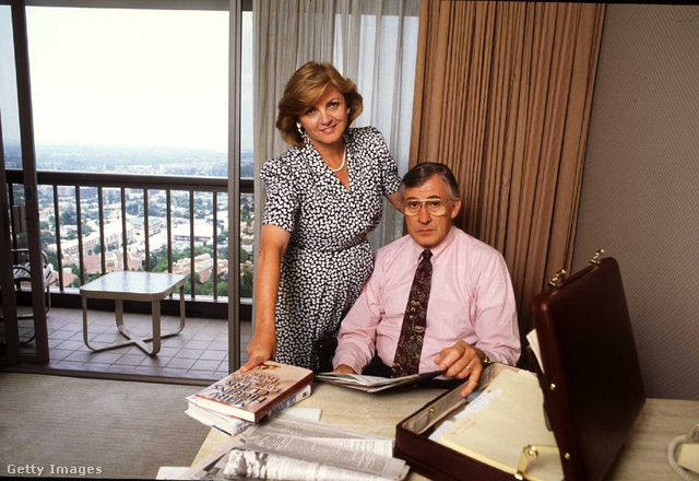Robert Ressler FBI-nyomozó sorozatgyilkosokra specializálódott. A képen feleségével látható 1985-ben