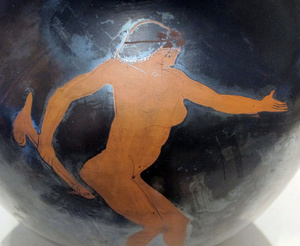 Jelenet egy antik görög vázáról