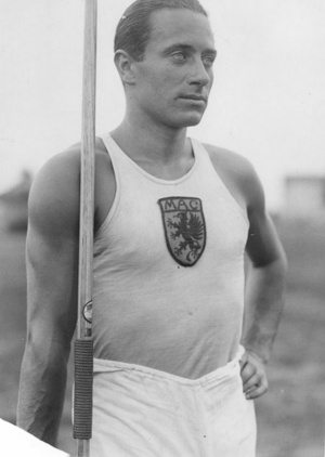 Szepes Béla olimpikon, az írónő férje 1928-ban