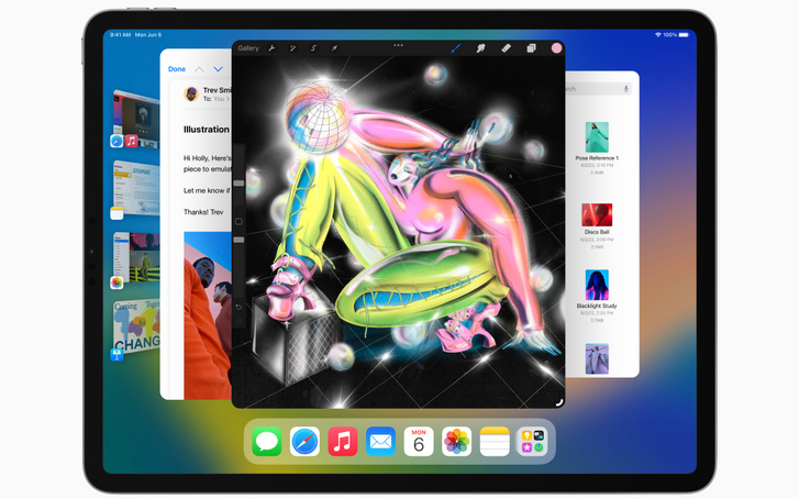 A Stage Manager egyaránt fellelhető lesz az iPadOS 16-ban és a MacOS Venturában is