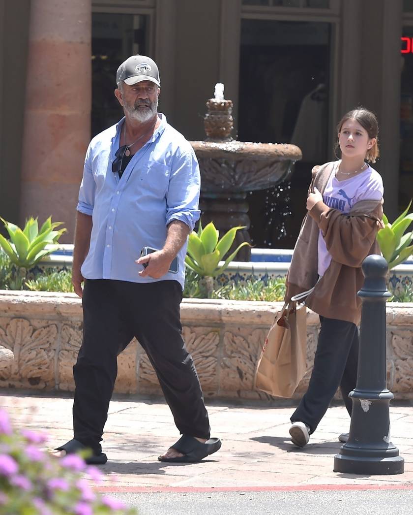 Mel Gibsont és kisebbik lányát, Luciát csak ritka alkalmakkor fotózzák le az utcán együtt.