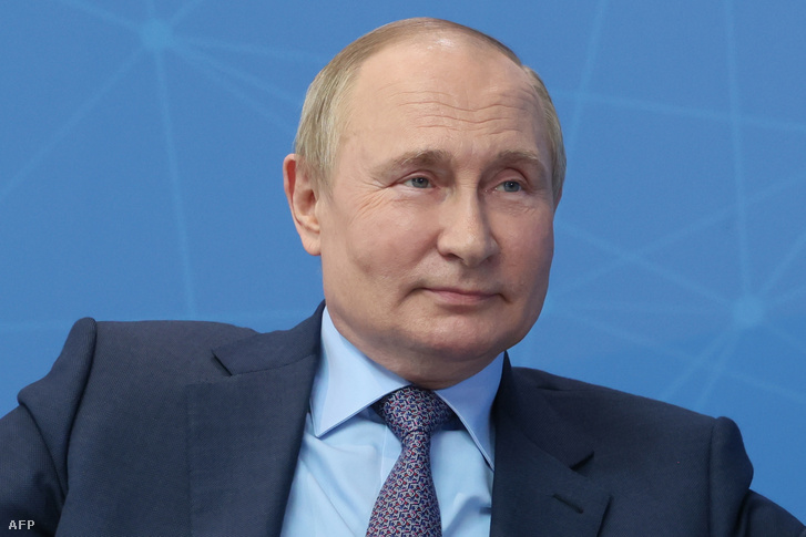 Vlagyimir Putyin 2022. június 9-én