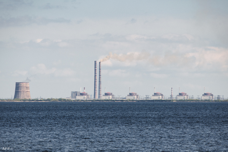 A zaporizzsjai atomerőmű 2022. április 27-én