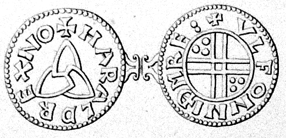 Egy 1865-ös litográfia a penningről