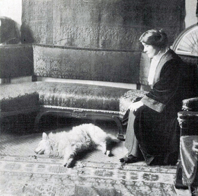 Márkus Emília otthonában 1913-ban