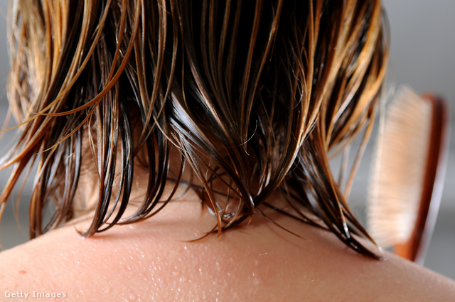 A nedves haj kifekefélése meggyengítheti a hajszálakat